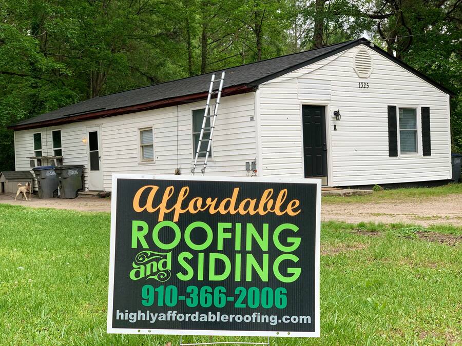 Completed new roof on residential home β Eastern NC